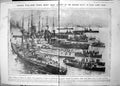 Old Print Foreign War Ships Built This Country British Navy 1912 Damaged 20th