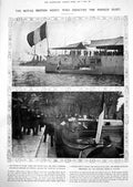 Old Prince Wales French Flag Danton Toulon Miguel Lock Panama Canal1912 20th
