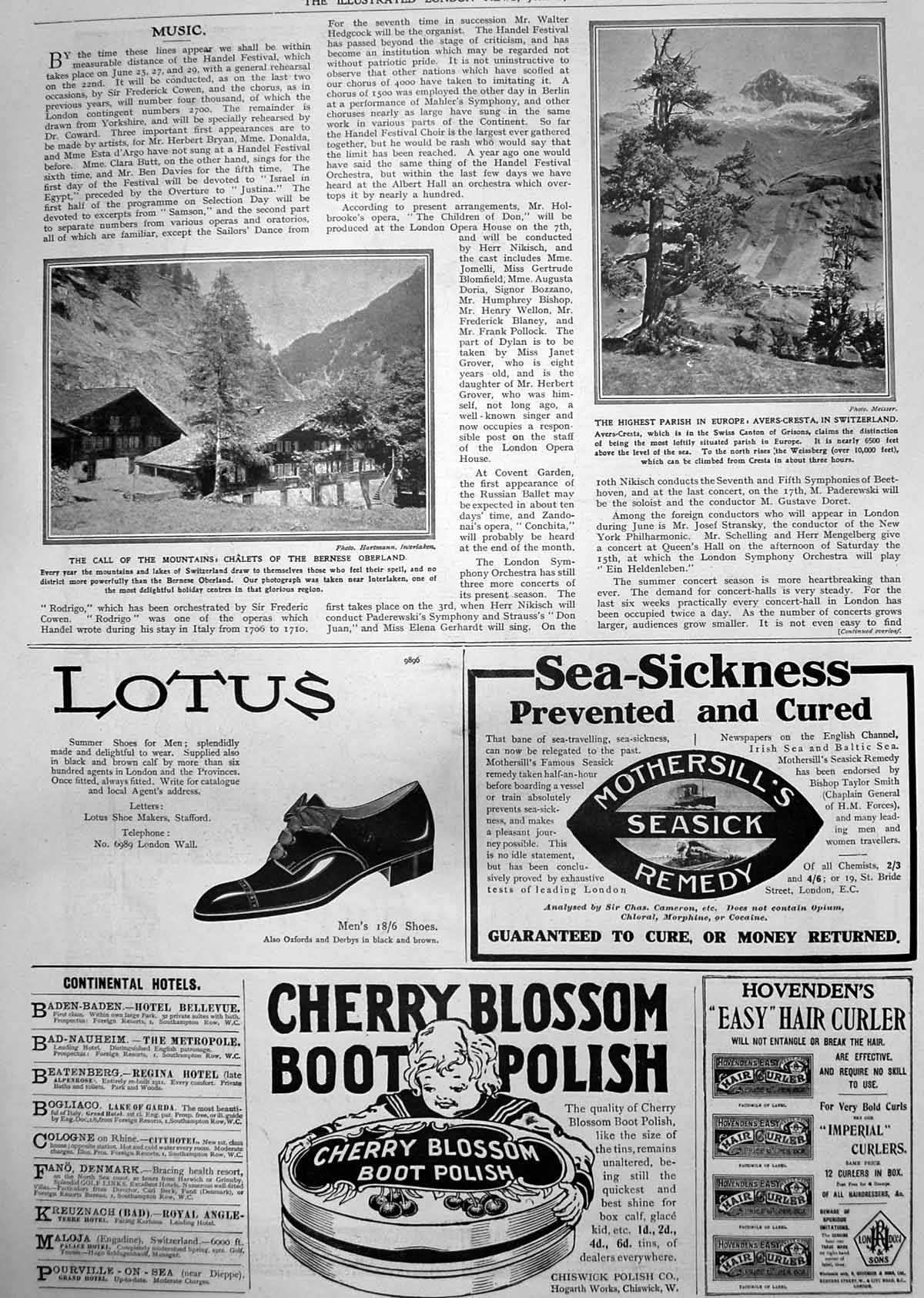 Old Chalets Bernese Oberland Avers Cresta Switzerland Lotus Shoes 1912 20th