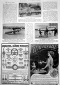Old Aeroplane Carried Rail M Moulins Aviette M Larribes Aviette 1912 20th