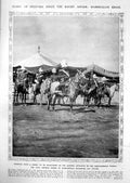 Old Ameer Afghanistan Reviewing Troops Lancers Army Inaitulla Khan 1912 20th