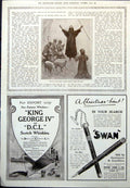 Old King George 1V Dcl Scotch Whiskies Swan Fountpen Leather Case 1912