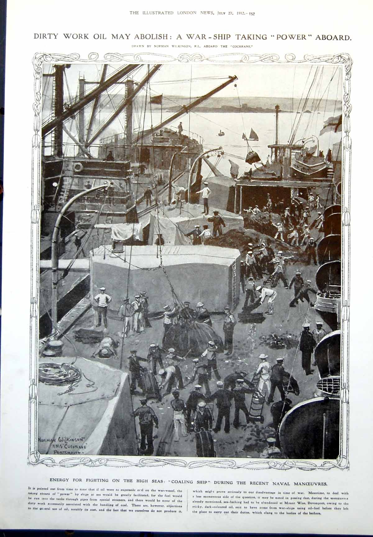 Old Coaling Ship Naval Manoeuvres Devil King Peacock Yezidis Temple 1912 20th