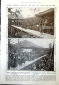 Old Print Buddhas Taima Temple Japan Sir John Randles Earl Liverpool 1912 20th