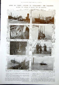 Old Collision Empress Britain Helvetia Gibraltar Moorish Castle 1912 20th