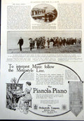 Antique Print Medway Disaster Boy Scouts Bodies Destroyer Fervent Navy 1912