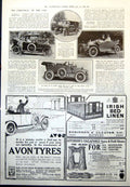 Old Lewis Wallers Daimler Swift 12 Hp Four Cylinder Car 14 Hp Hurtu 1912