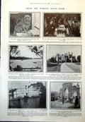 Antique Print Lying State Gen Booth Government Ho Sydney Napoleon 111 1912