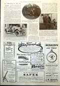 Old Dictating Into Roneophone Aeroplane Signor Riettis 35 Hp Itala 1912