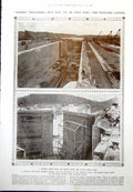 Old Panama Canal Gatun Lower Locks Antipon Slimness Basqued Coat 1912 20th