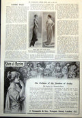 Antique Print Two Evening Dresses Shem El Nessim Perfume Gardens Araby 1912