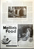 Antique Print Welsh Eisteddfod Bardic Crown T Herbert P Williams Poet 1912 20th