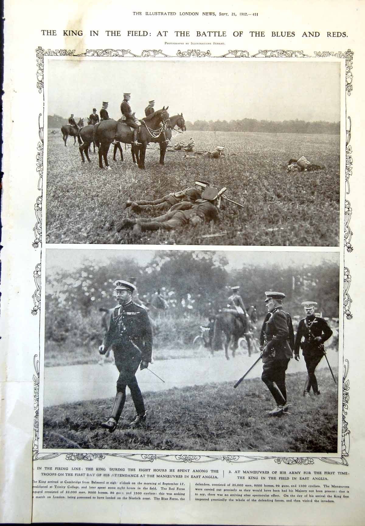 Old King Troops Manoeuvres East Anglia Centenary Borodino French Russian