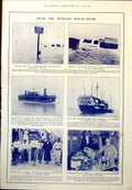 Old Hms Implacable Submarine Salvage Boat Edward Thomas L Munday1912 20th