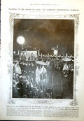 Old Emperor Mutsuhitos Funeral Kings Montenegro Greece Servia Bulgaria