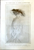 Old Lady Gossamer Scarf A Etienne Prehistoric Cave Dwellings Mexico 1912 20th