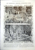 Antique Print Prehistoric Underground Homes Mexico Winters Tale Savoy 1912 20th