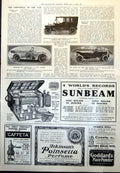 Old Crossley Open Touring Car Mrs Duveens Metallurgique Sport Body1912 20th