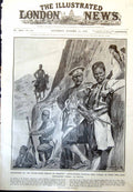 Old Antique Print Montenegrin Fighting Men Challenged Turkey Battle 1912 20th