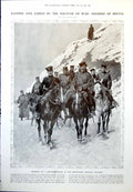 Old Servian Cavalry Mountains Wounded Montenegrins Cettinje Hospital
