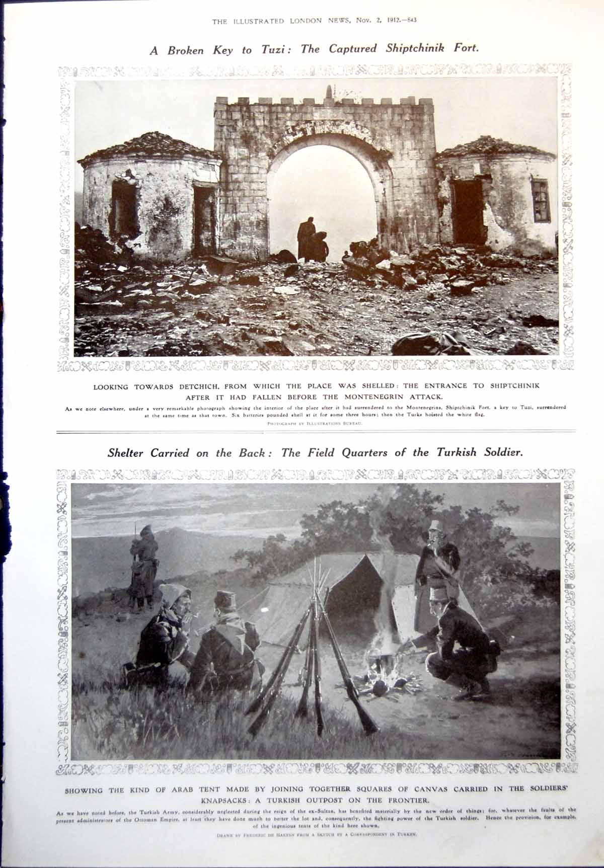 Old Captured Shiptchinik Fort Field Quarters Turkish Sier Mont St Michel