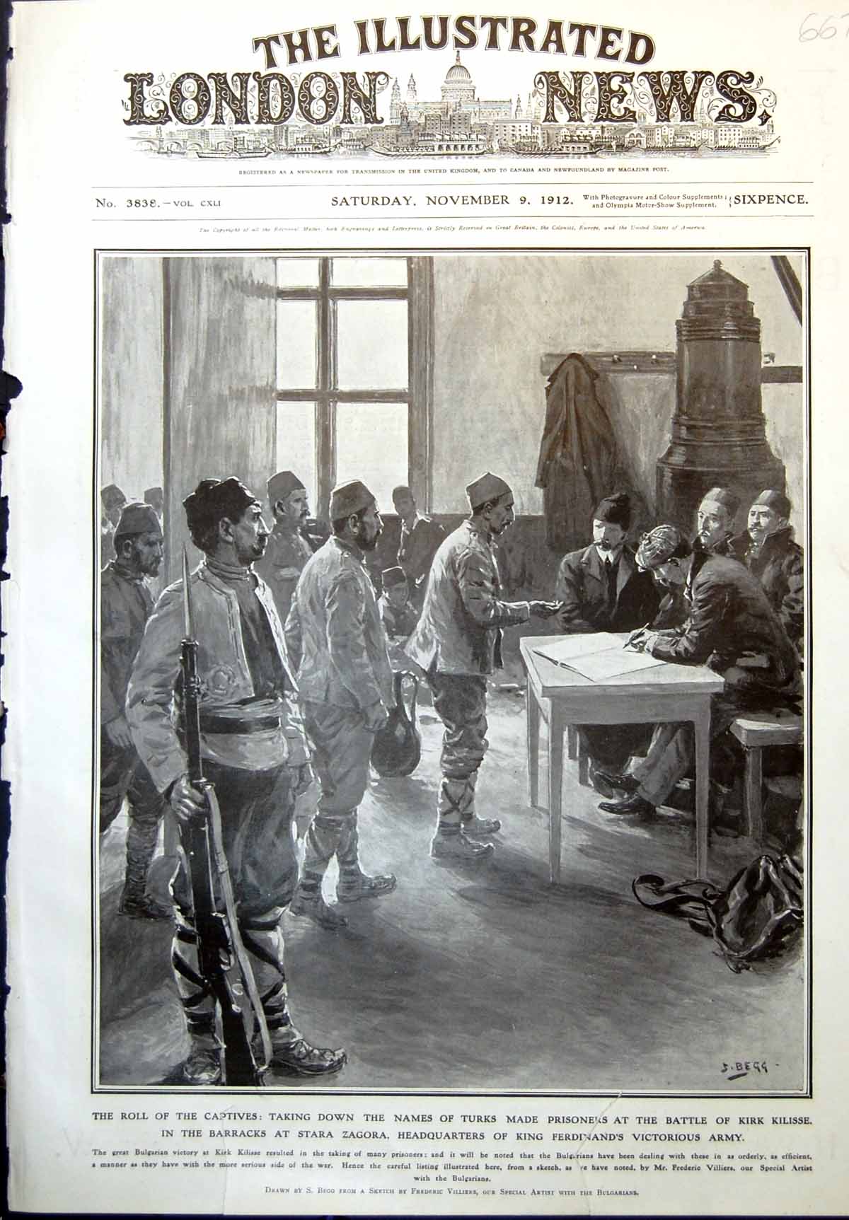 Old Turks Prisoners Battle Kirk Kilisse Whose Turn First A Elsley 1912 20th