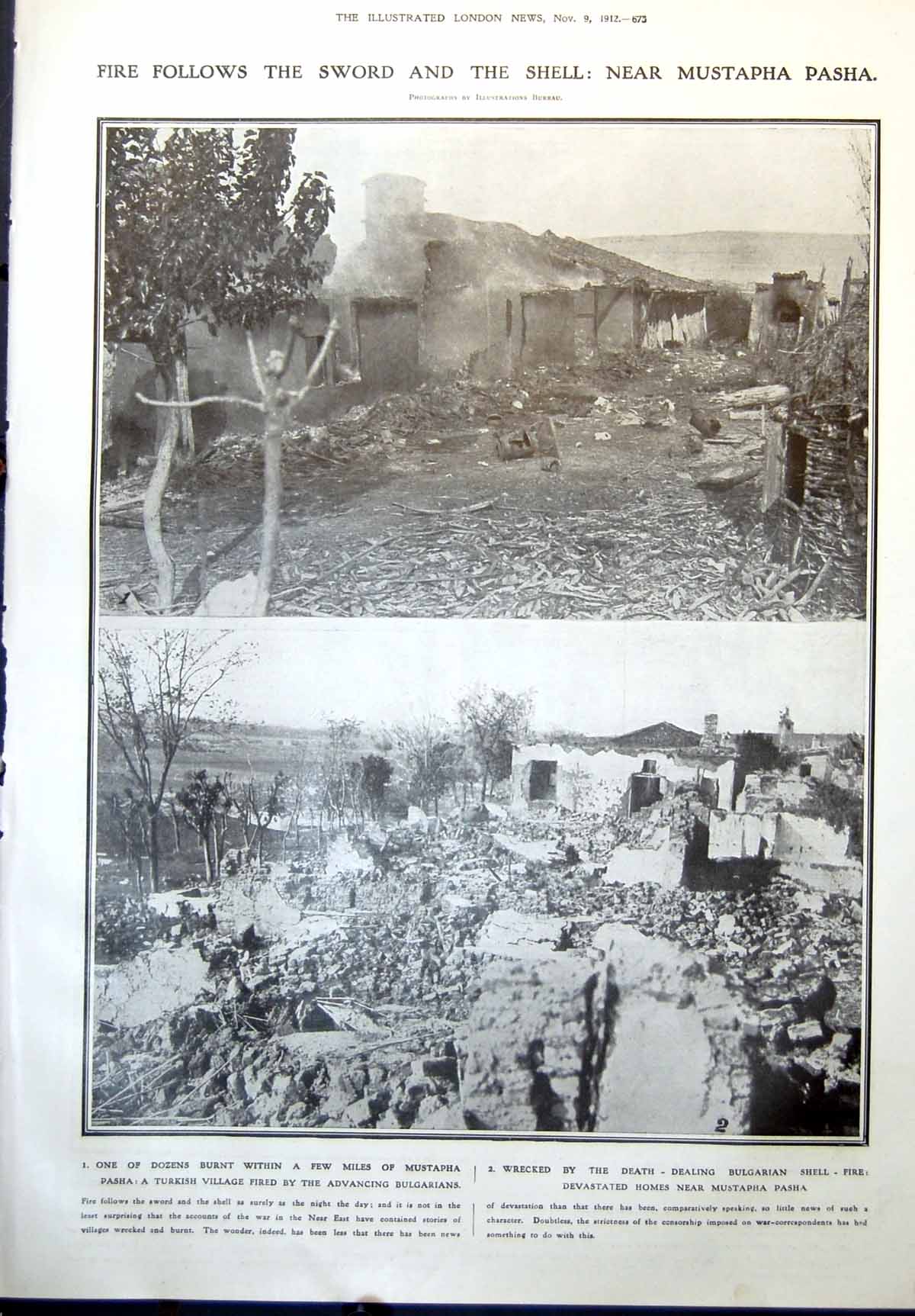 Old Devastation Shells Mustapha Pasha Lady Layard Dr James Gairdner1912 20th