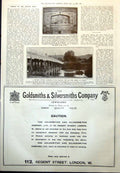 Old Shakespeare Memorial Southwark Cathedral Toll Bridge Goring 1912 20th
