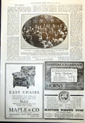 Antique Print Mr Asquith Pronouncement Balkan War Lord Mayors Banquet 1912 20th