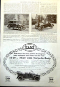 Antique Print Bedford Berline Landaulette Ladys Car Two Seater Belsize 1912