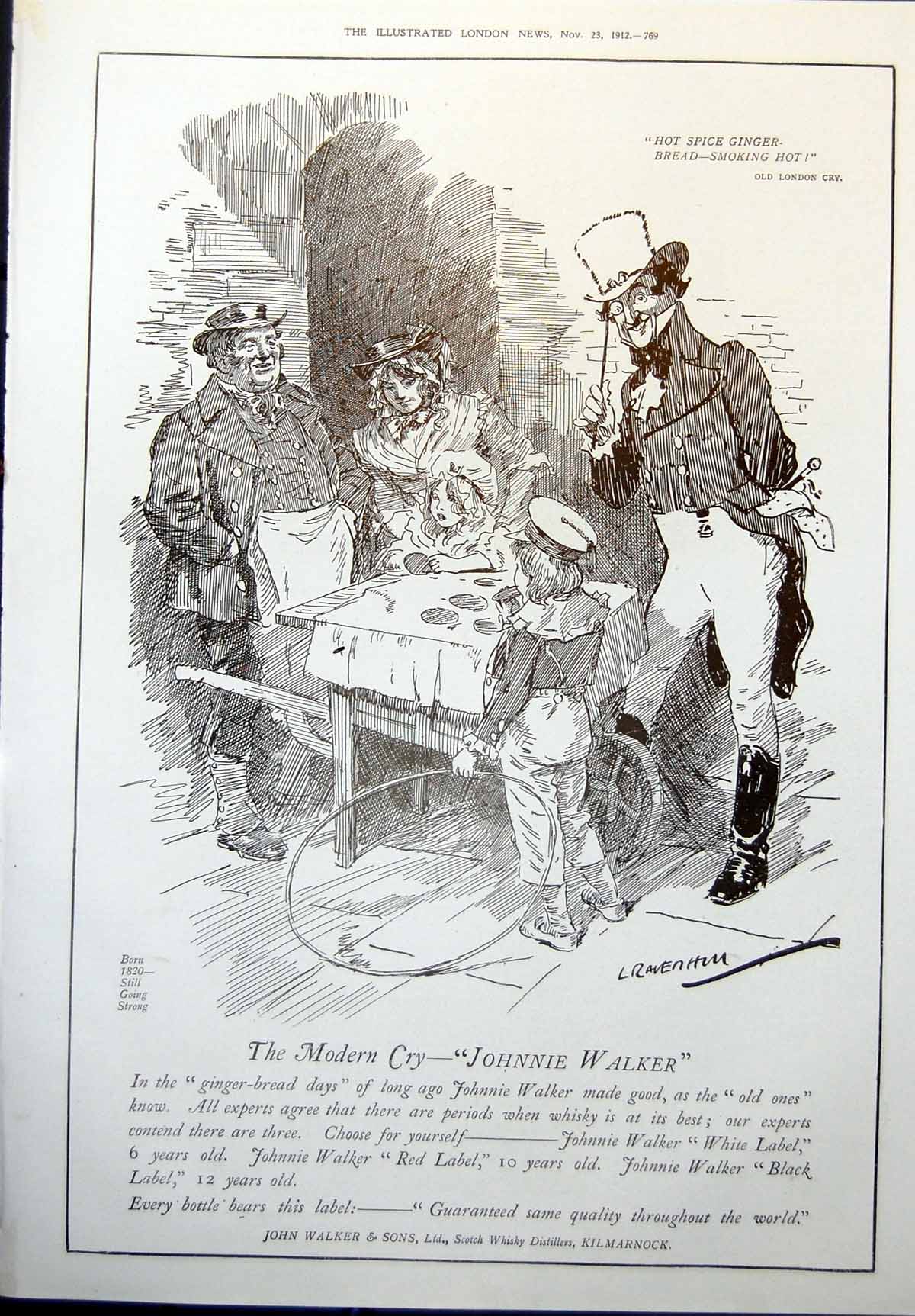 Old Johnnie Walker Whisky Turkish War Ship Feth-I-Bulend Torpedoed 1912 20th