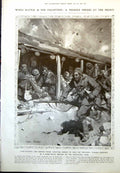 Antique Old Print Photos Taken Rocket Camera Konigsbruck Stenz 1912 Damaged