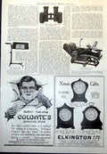 Old Print Prism Binocular Opera Glass Burlington Chair Adapta Table J Foot 1912