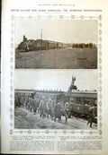 Antique Print Armistice Savoff Nazim Embraced Imperial Palace Potsdam 1912 20th