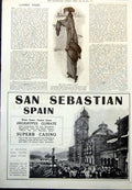 Old New Russian Coat San Sebastian Spain Casino Delightful Climate 1912 20th