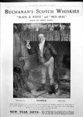 Old Print Buchanan'S Scotch Advert Pickwick Floods Sea Wall Breach 1913 0 20th