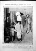 Old Print Paris Scene Madame Ermines Coal Merchant Kiamil Cabinet 1913 10 20th