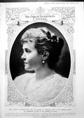 Old Hrh Duchess Conaught Canada Portrait Emigrants Aboard Ship 1913 10 20th