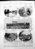 Old Print Brandon Manitoba Railway Centre Grand Trunk Hotel Bridge 1913 10 20th