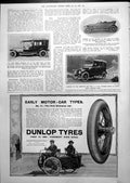 Old Print Cars Delaunay Belleville Straker-Squire Lanchester Arrol 1913 20th