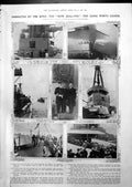 Old Print Inspected King New Zealand Battle-Cruiser Daneff Bulgaria 1913 20th