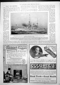 Old Brazil'S Dreadnought Rio De Janiero Elliman'S Embrocation Ad 1913 20th