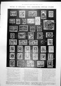 Antique Print Remarkable Postage Stamps Annotated Le Dieu Bleu Scenes 1913