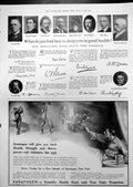 Antique Old Print Sanatogen Advert Famous People Judo Practice Japan 1913 20th