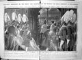 Old Print Damaged King Crown Queen Entering House Lords Parliament 1913 20th