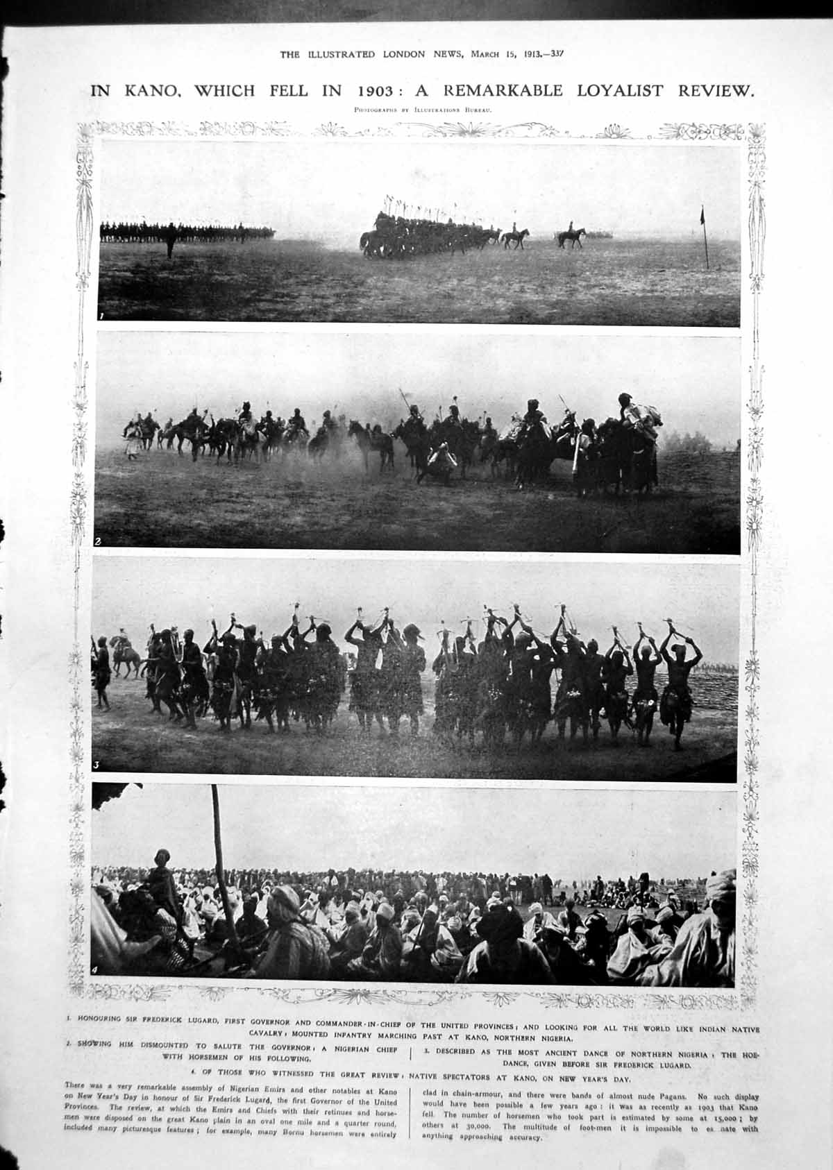Old Kano N Nigeria Infantry Dancing Parabolic Solar Power Cairo 1913 20th