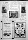 Antique Print Brandon Hotel Manitoba Ambulance Cupboard Lotus Advert 1913 20th