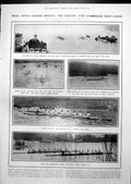 Antique Old Print Oxford Wins Cambridge Boat Race China Revolutionaries 1913