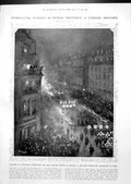 Old Military Torchlight Procession Paris The Handful Play Scenes 1913 20th