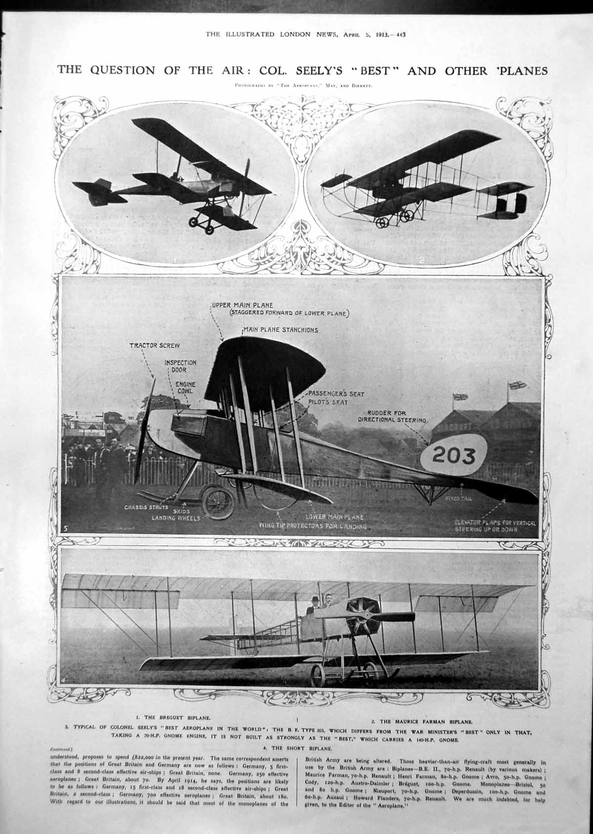 Old Print Col. Seeley'S Best Plane Others Yellow Jacket Performance 1913 20th